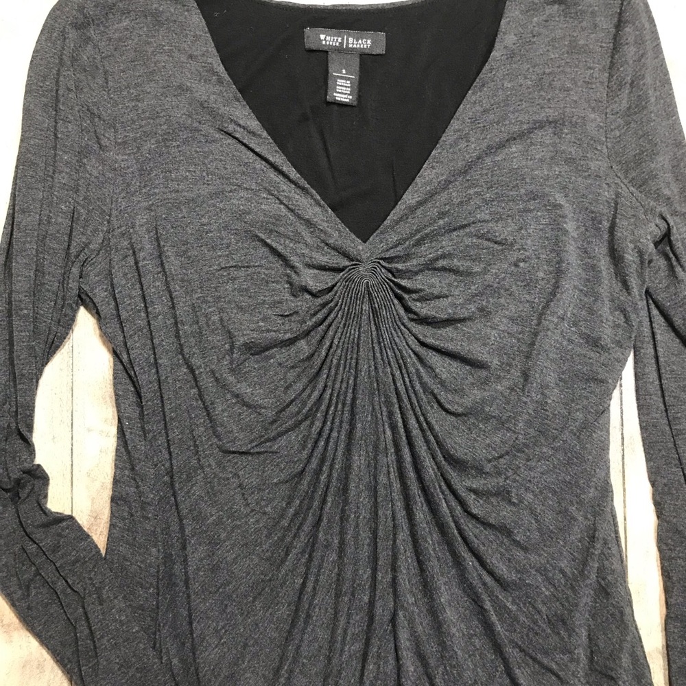 White House Black Market Long Sleeve Top Size Sm